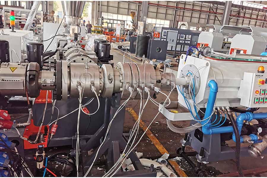 pe pipe extrusion line