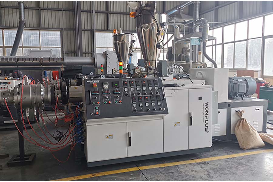 pvc pipe extrusion line