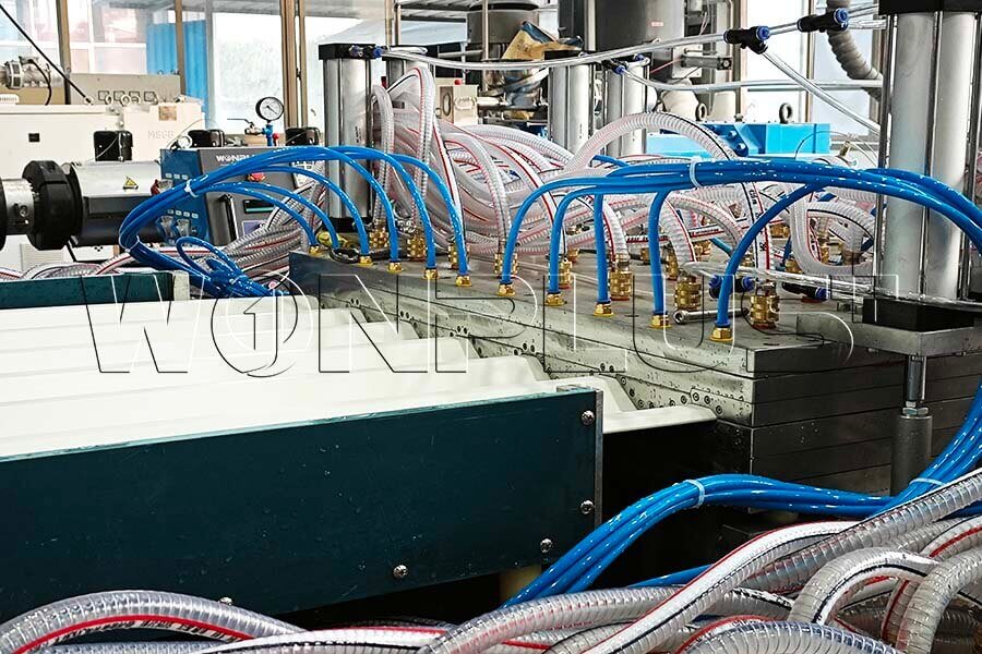 PVC Hollow Roof Extrusion Line Completed Commissioning