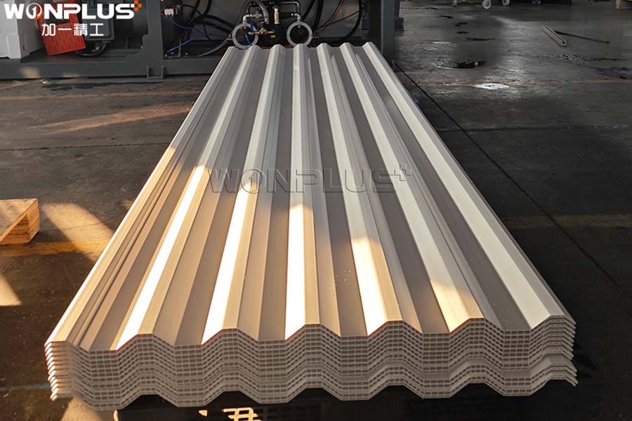 WONPLUS PVC Hollow Roof Line Commissioned with Stable Performance