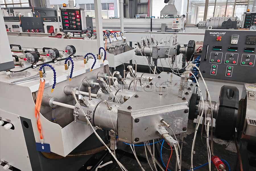 Four-Outlet PVC Pipe Extrusion Line Completed Commissioning