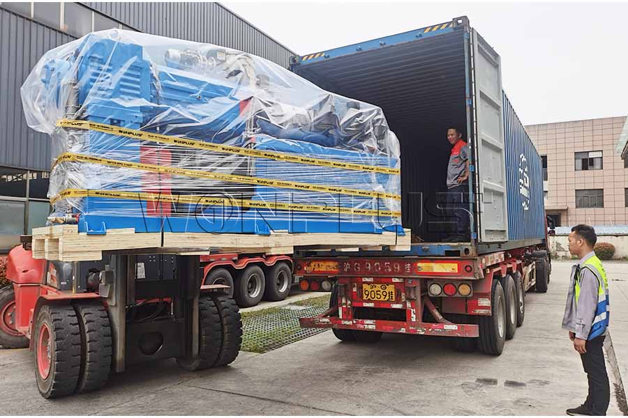 WONPLUS PVC Roofing Sheet Production Line Delivery to Indonesia