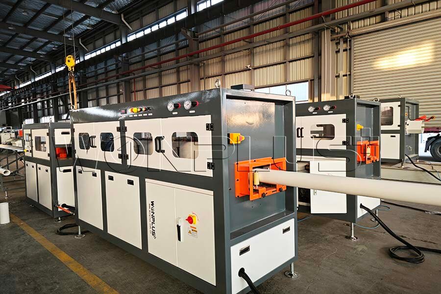 20-110mm PVC Pipe Extrusion Line Completed Commissioning