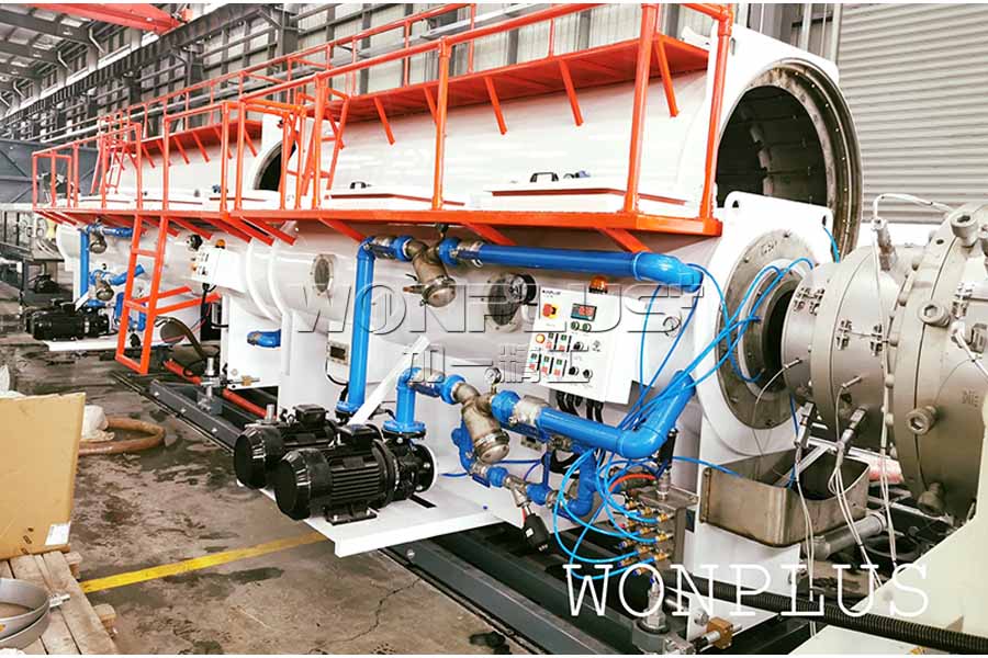 450mm HDPE pipe extrusion line complete commissioning 