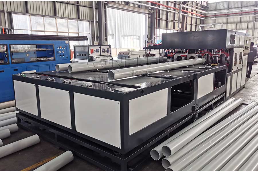 160mm Dual-out PVC pipe extrusion line commissioning completed